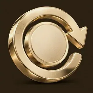 Gold circular arrow — Vegas Nova Casino